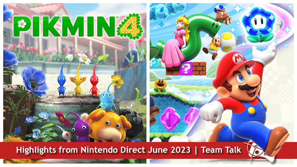 Highlights from Nintendo Direct June 2023 - Pikmin 4 and Super Mario Bros. Wonder