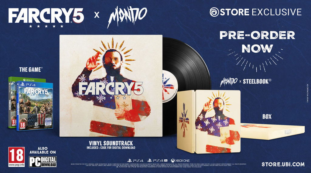 Ubisoft have teamed up with Mondo to bring you the Far Cry 5 x Mondo Edition of their upcoming title.