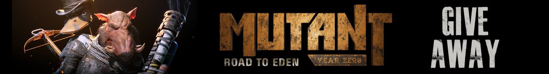 Mutant Year Zero: Road to Eden giveaway banner - Pass the Controller