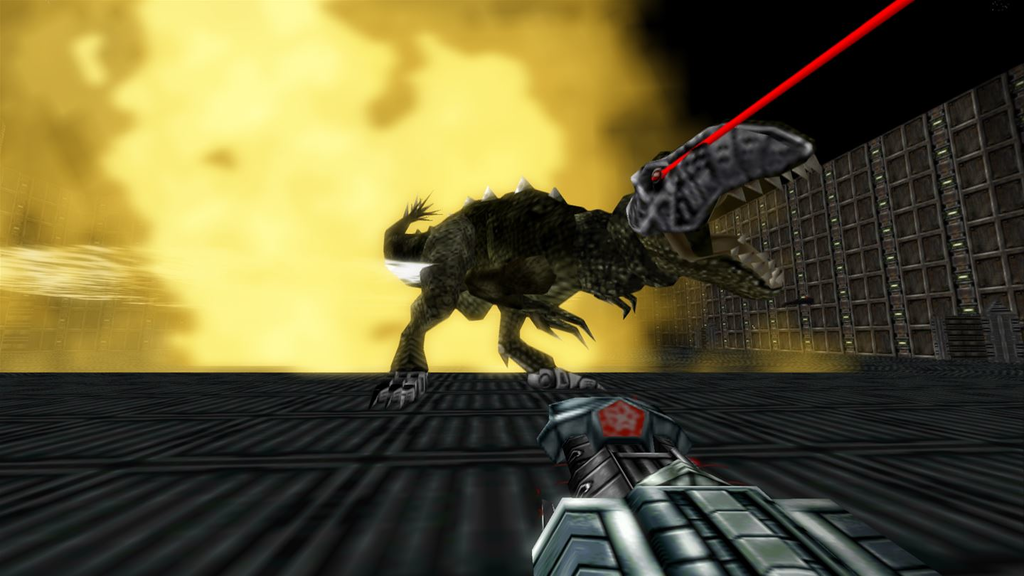 Nightdive Studios are remastering the first two Turok games for Xbox One but their remake of System Shock is currently on hold