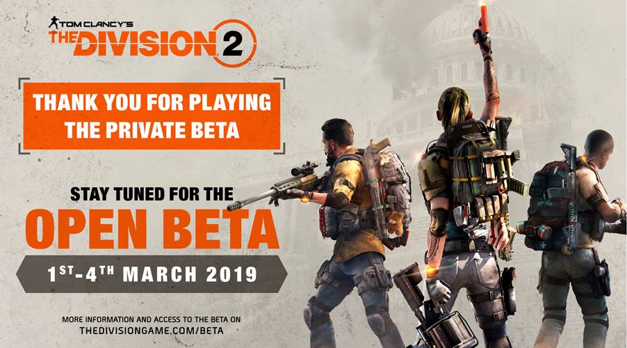 The Division 2's open beta begins in March - Pass the Controller