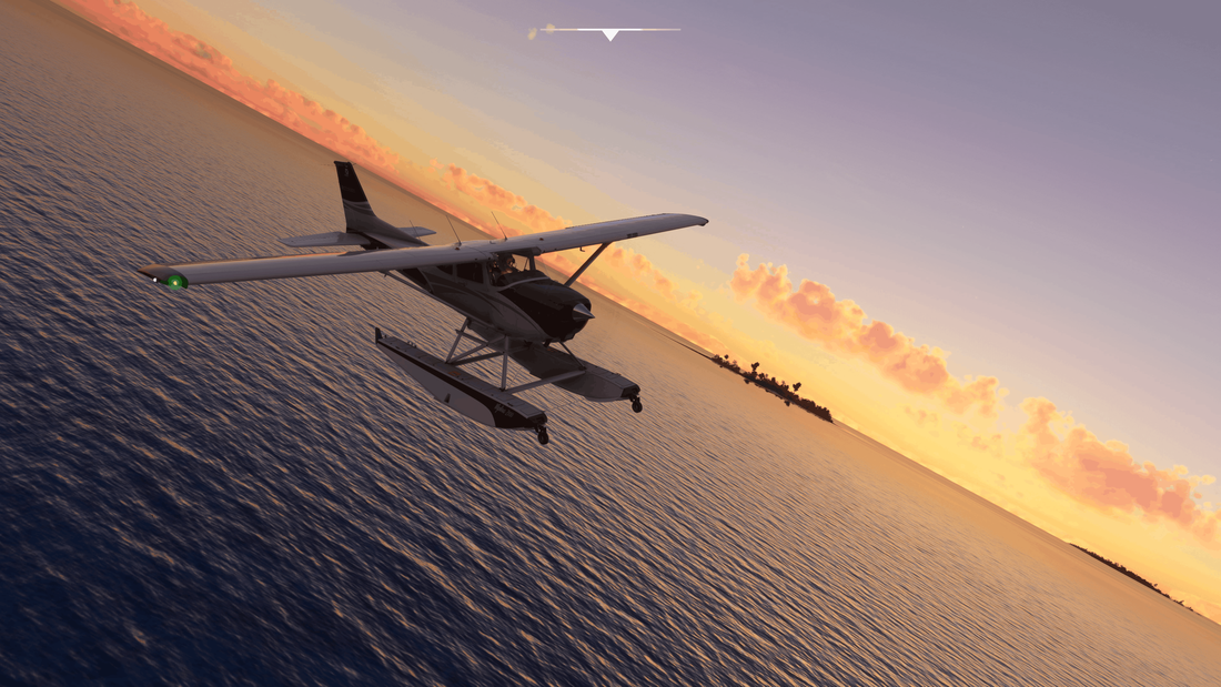 Microsoft-Flight-Simulator-2020-Water-Sunset-Sea-Landing