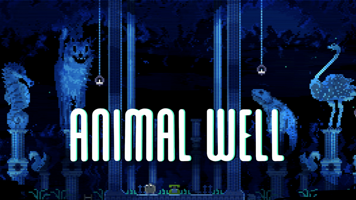 Animal Well - pixellated animals