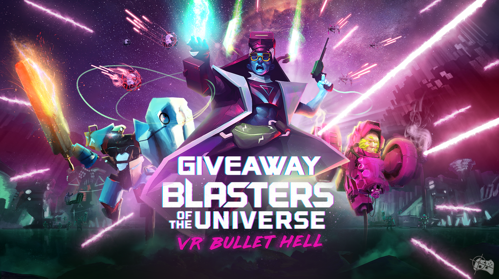 Blasters of the Universe giveaway header - Pass the Controller