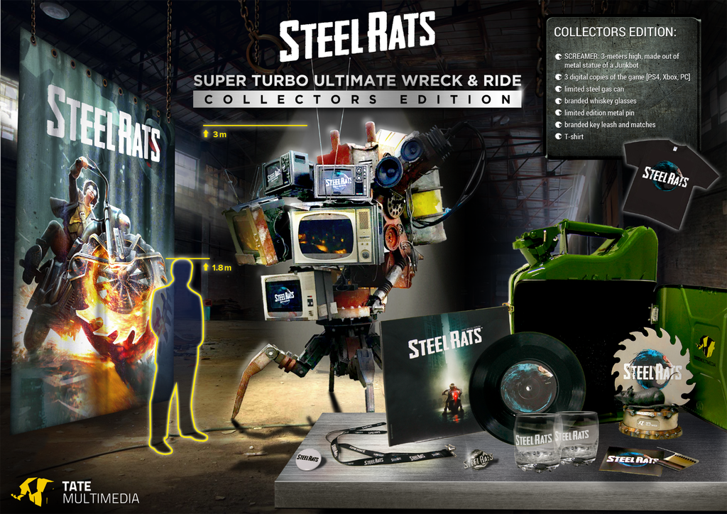 Charity auction launched for one-of-a-kind Steel Rats Collector’s Edition - Pass the Controller