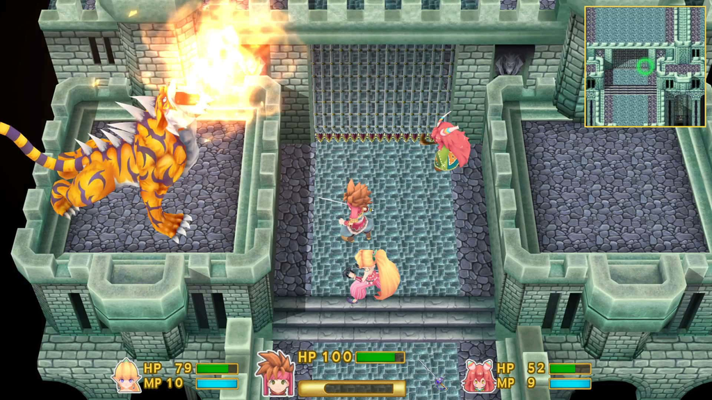 Join Randi and friends as they try to revive the magical power of Mana in a remake of Square Enix's Secret of Mana