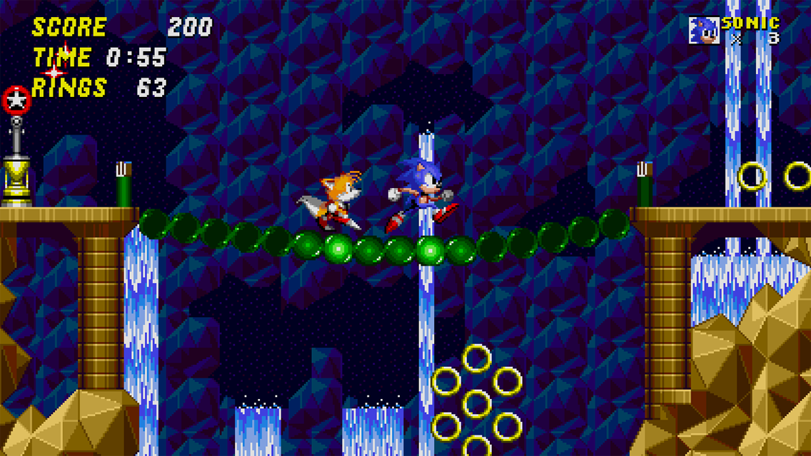 Sonic and Tales in the Hidden Palace Zone