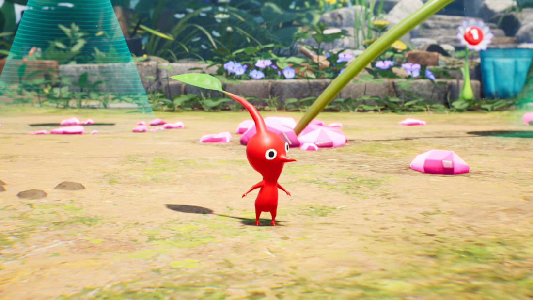 A red Pikmin from Pikmin 4